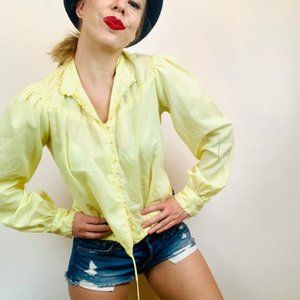 Yellow vintage shirt